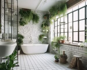 Plante dans une salle de bain : les bienfaits