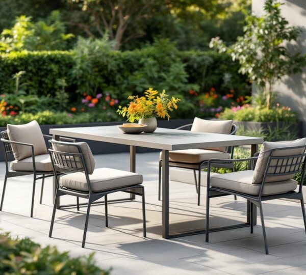 entretien du mobilier de jardin en aluminium