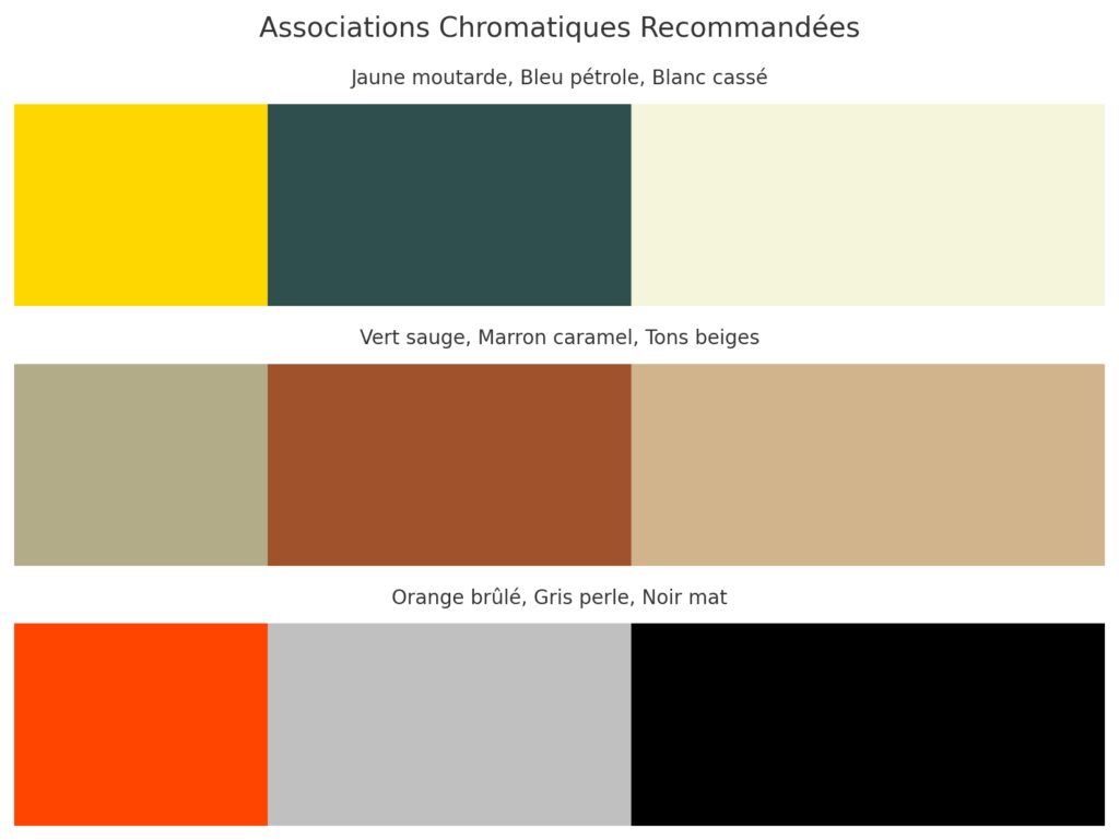 L'harmonie des couleurs dans un intérieur vintage